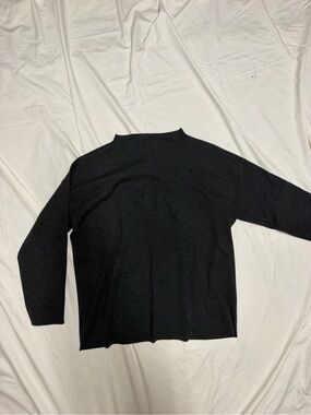 Eileen Fisher Grey Turtleneck Sweater